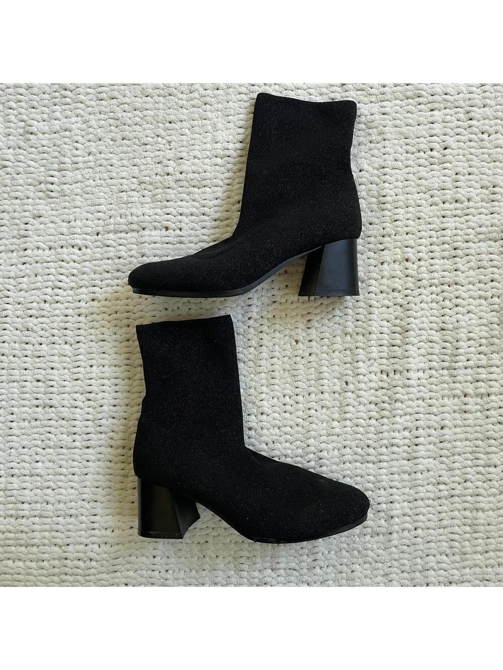 Ever Australia UGG Women's Sheep wool Lined Sparkly Sock Boot - Size 38
